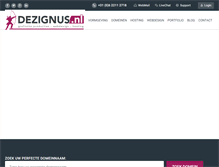 Tablet Screenshot of dezignus.nl